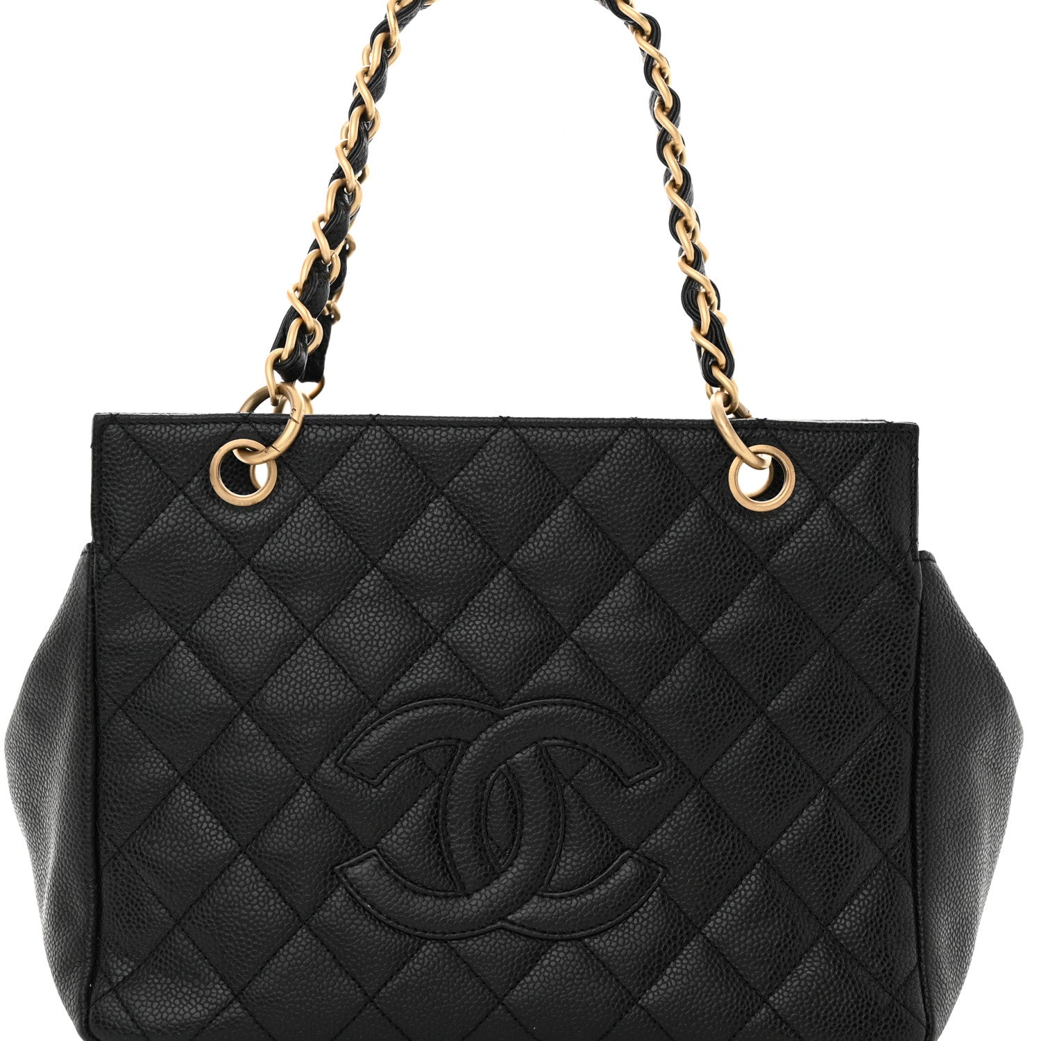 Chanel Caviar Quilted Petit Timeless Tote PTT Black 9 of 15