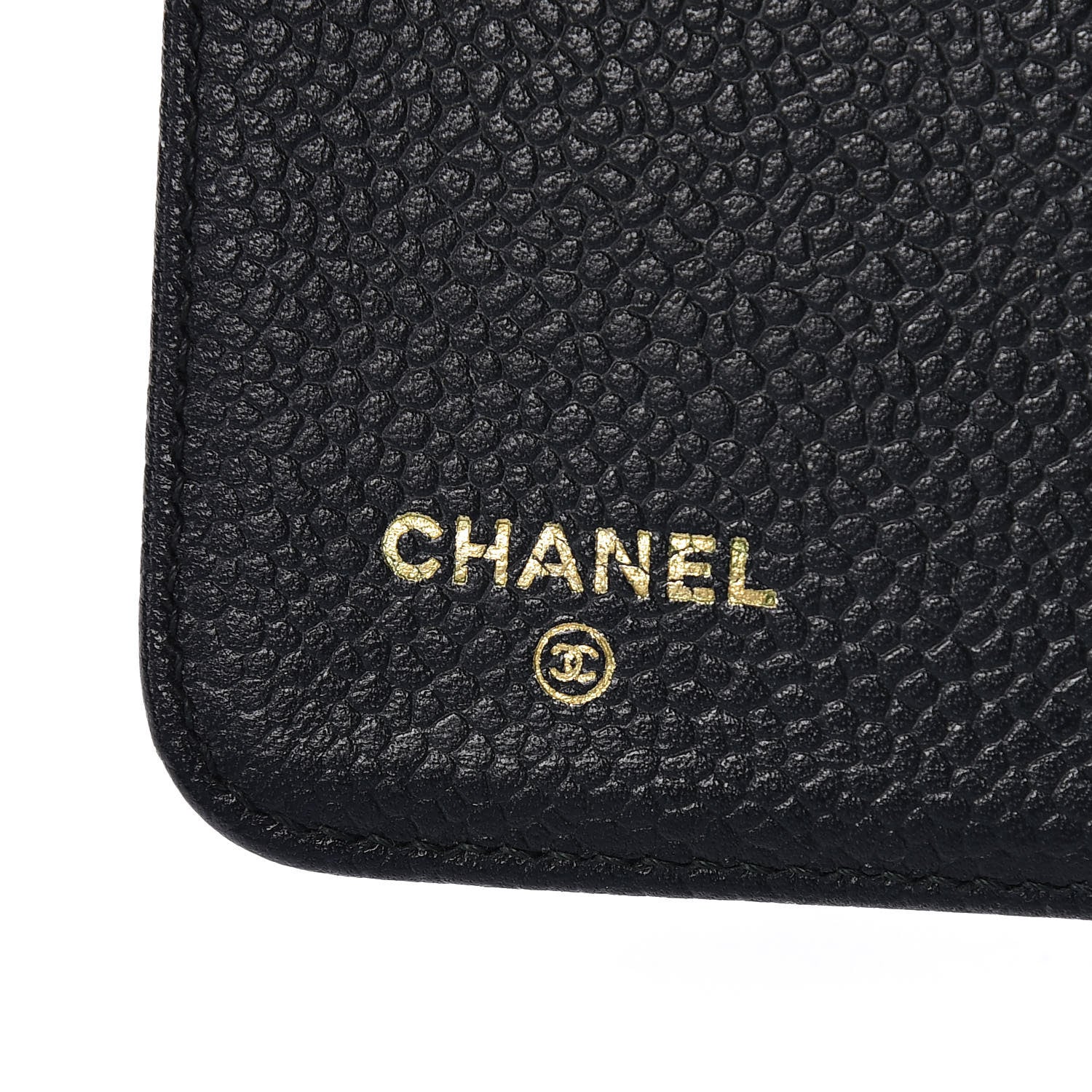 Chanel Caviar Timeless CC Ring Agenda Planner Dark Green 6 of 10