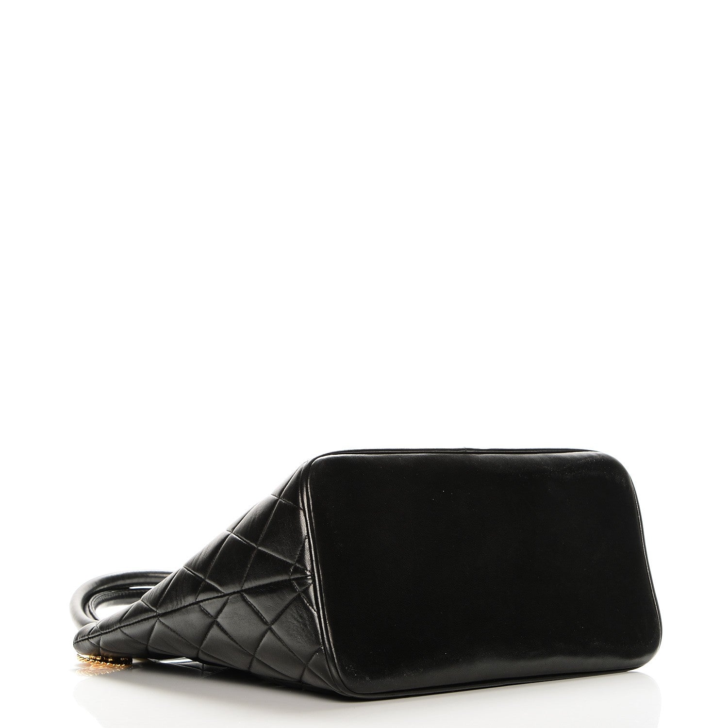 Chanel Lambskin Quilted Medallion Tote Black 4 of 7