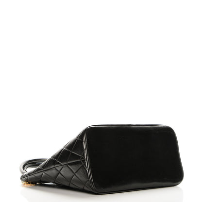 Chanel Lambskin Quilted Medallion Tote Black 4 of 7