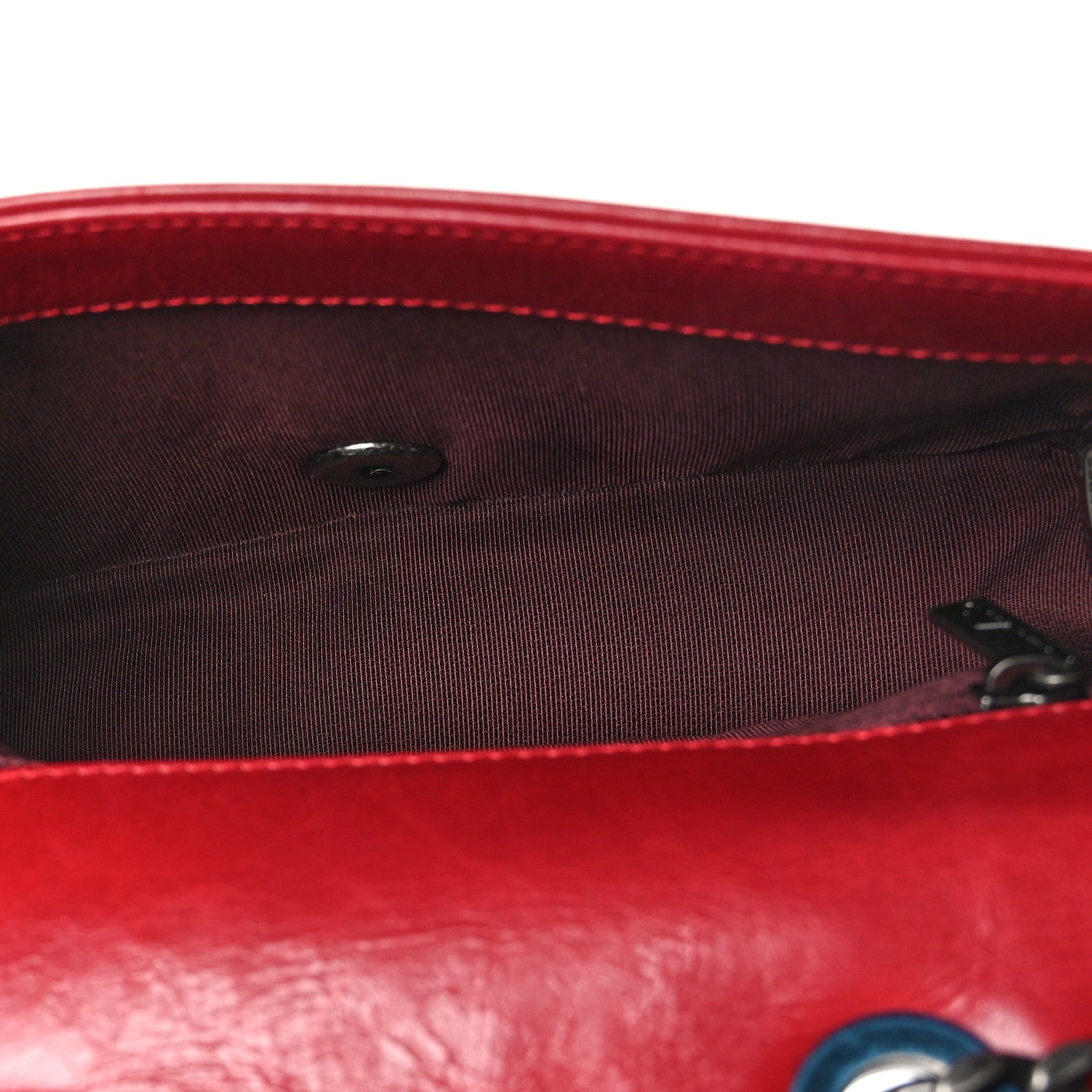 Chanel Glazed Calfskin Quilted Small Coco Boy Flap Red 5 of 9