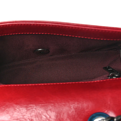 Chanel Glazed Calfskin Quilted Small Coco Boy Flap Red 5 of 9