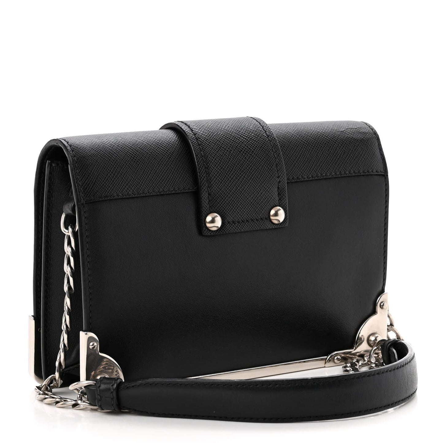 City Calf Saffiano Cahier Astrology Bag Black