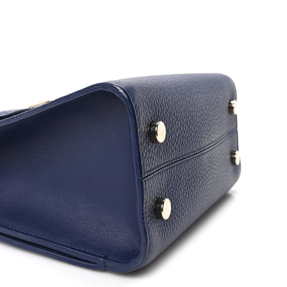 Christian Dior Grained Calfskin Mini Diorever Flap Blue Gri 8 of 9