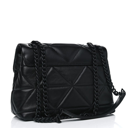 Prada Nappa Triangle Stitched Small Spectrum Bag Black 2 of 4