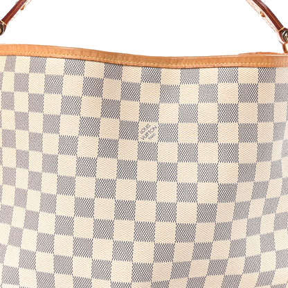 Louis Vuitton Damier Azur Delightful PM Rose Ballerine 8 of 12