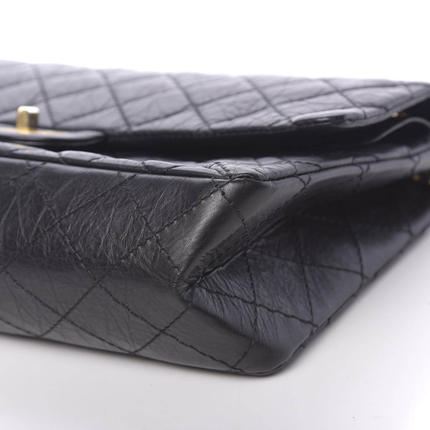Chanel Aged Calfskin Quilted 2.55 Reissue 226 Flap Black 9 of 11