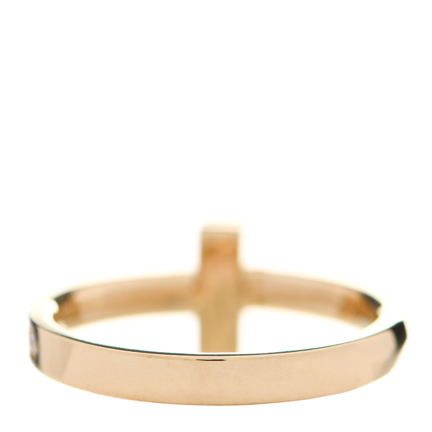 18K Yellow Gold Diamond T T1 Ring 52 6