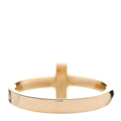 Tiffany 18K Yellow Gold Diamond T T1 Ring 52 6 3 of 5