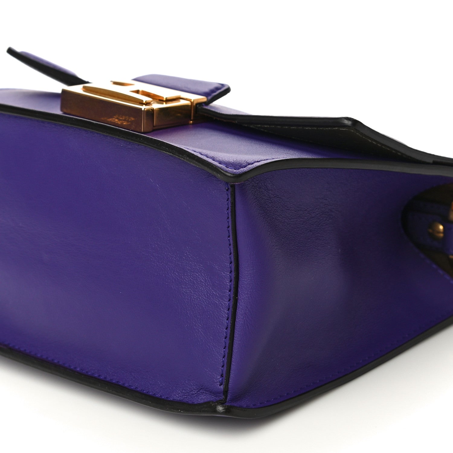 Fendi Vitello Grace Matte Small Kan U Shoulder Bag Purple Rain 10 of 17