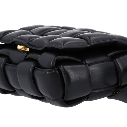 Bottega Veneta Nappa Maxi Intreccio Padded Cassette Crossbody Bag Black 10 of 11