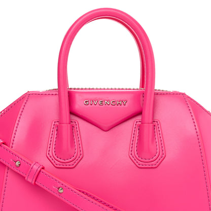 Givenchy Shiny Lord Calfskin Mini Antigona Shocking Pink 8 of 10