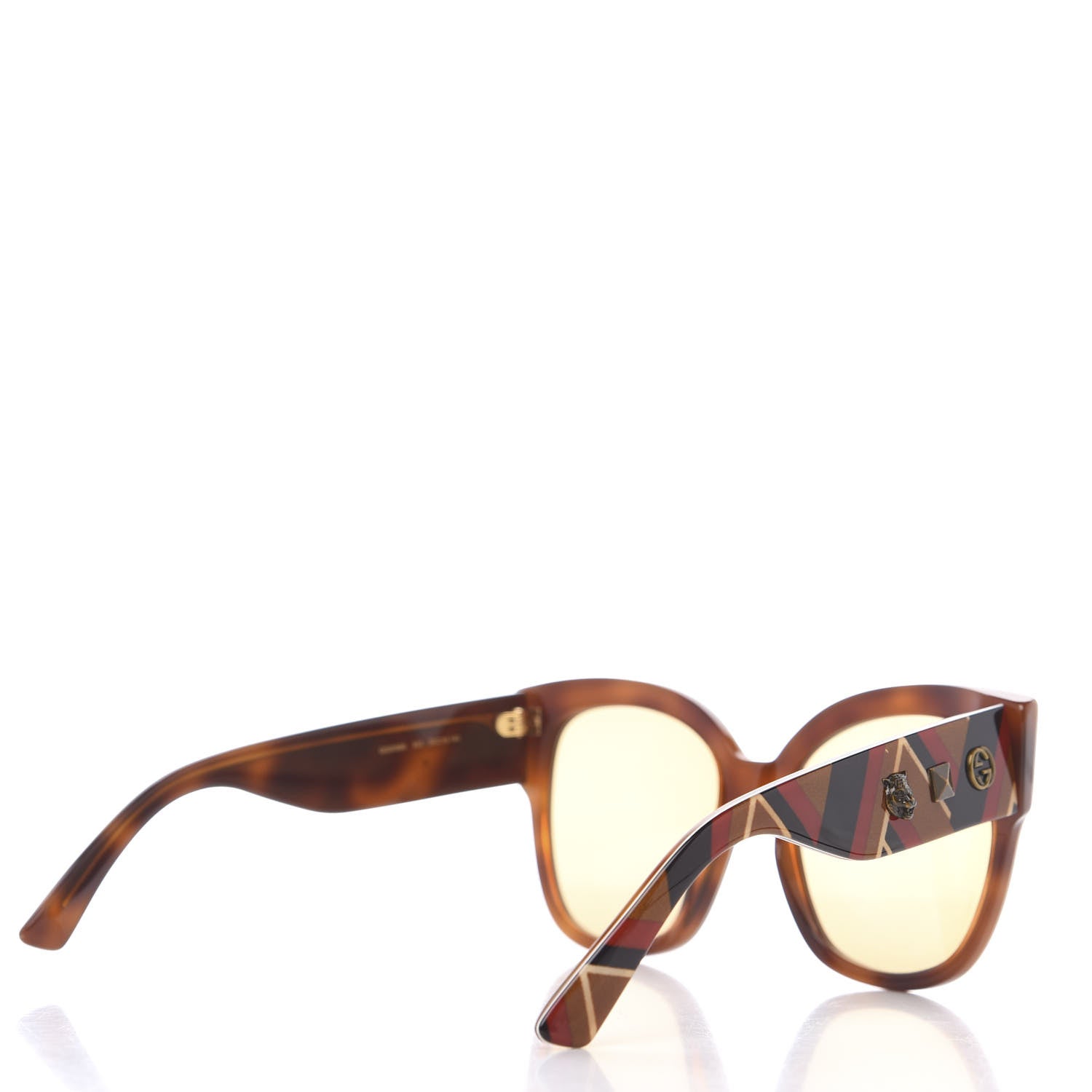 Gucci Acetate Square Frame Sunglasses GG0059S Multicolor 4 of 8