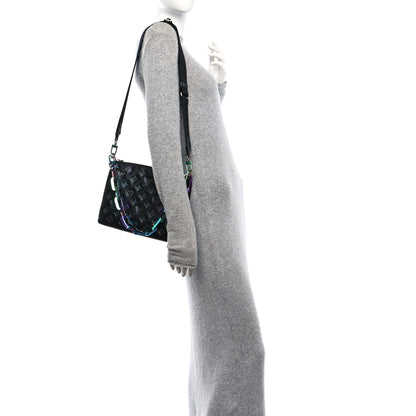 Louis Vuitton Lambskin Embossed Monogram LV Ski Coussin PM Black Multicolor 2 of 11