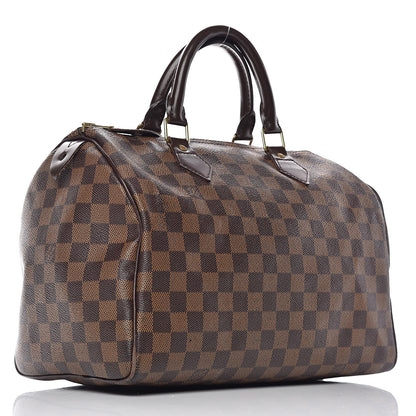 Louis Vuitton Damier Ebene Speedy 30 3 of 17