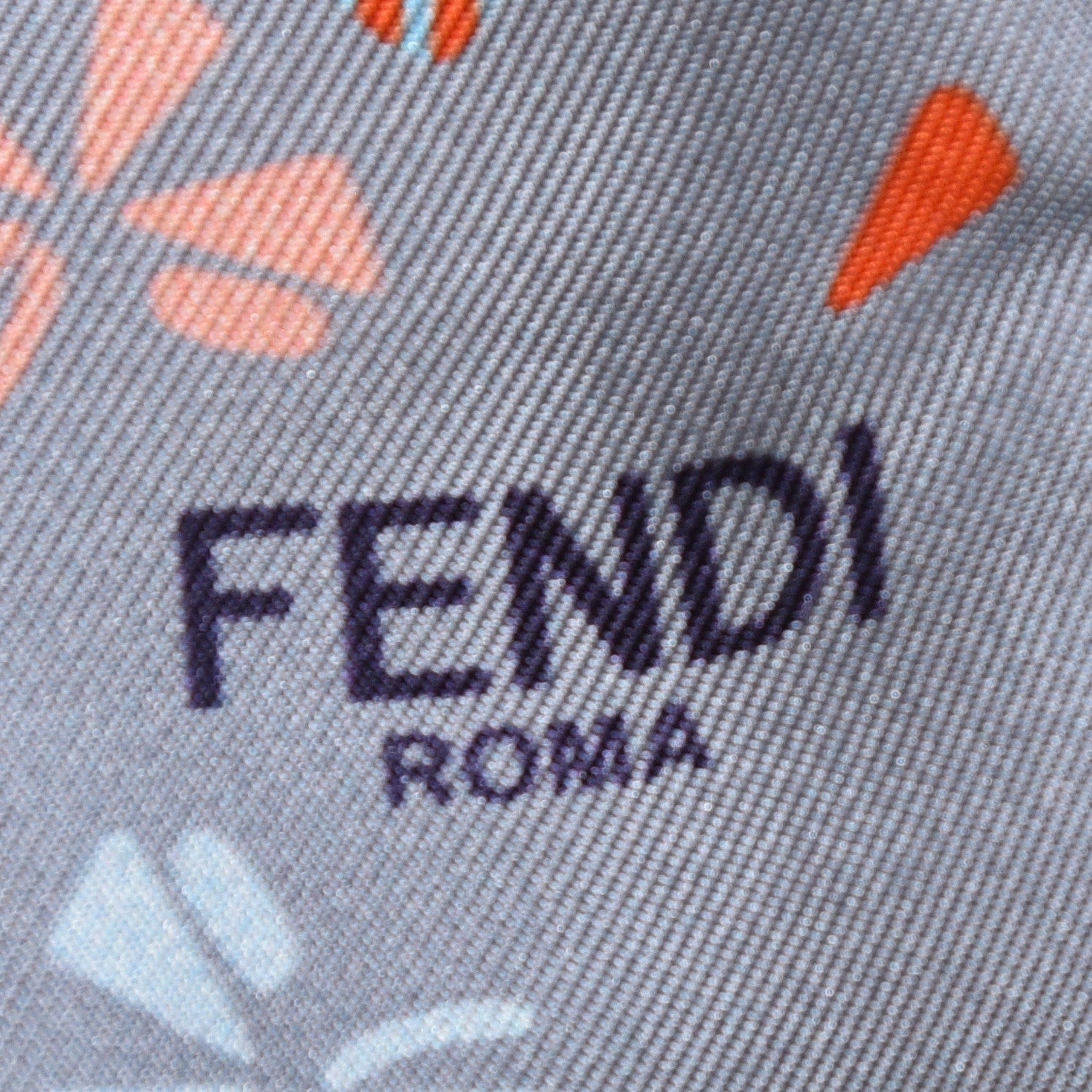 Fendi Silk Wonders Twill Scarf Ray 3 of 4