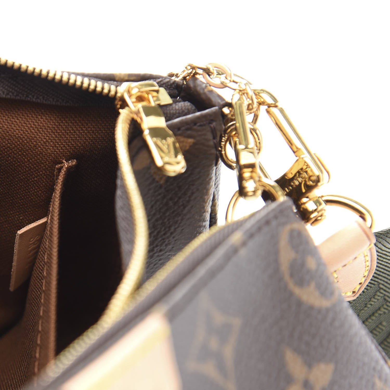 Louis Vuitton Monogram Multi Pochette Accessories Kaki 7 of 14