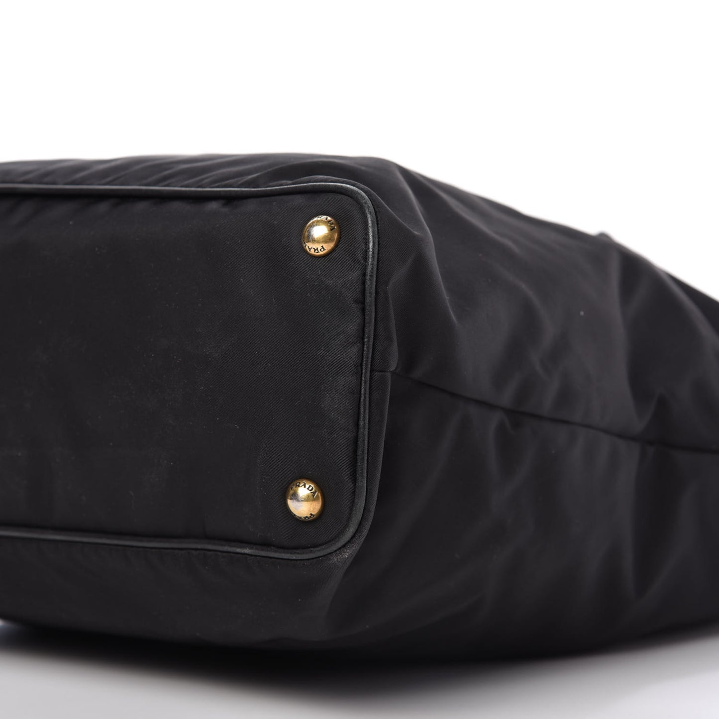 Tessuto Nylon Soft Calf Tote Black