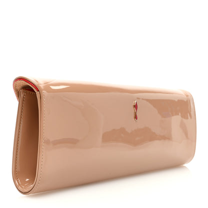 Christian Louboutin Patent So Kate Baguette Clutch Nude 3 of 8