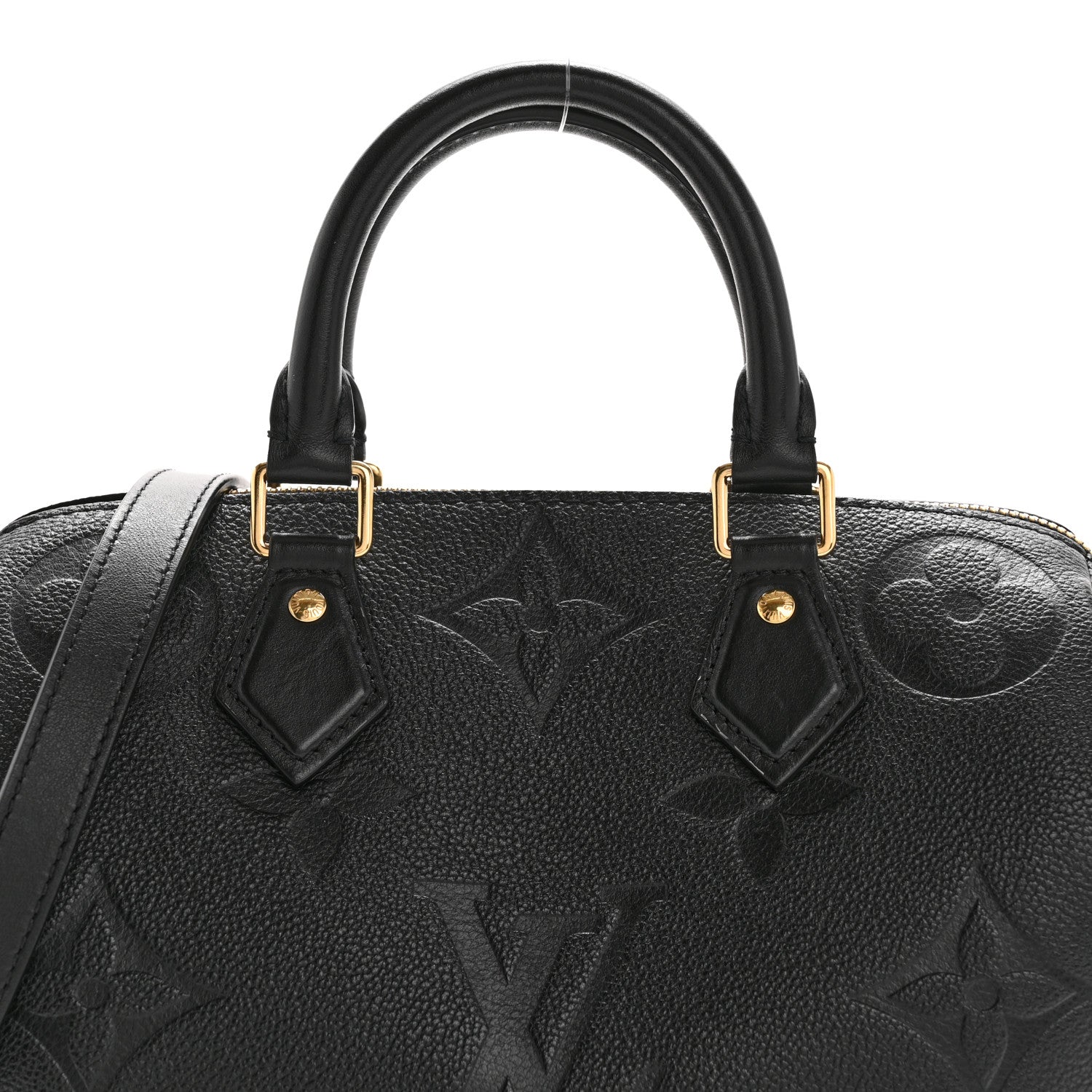 Louis Vuitton Empreinte Monogram Giant Speedy Bandouliere 25 Black 7 of 14