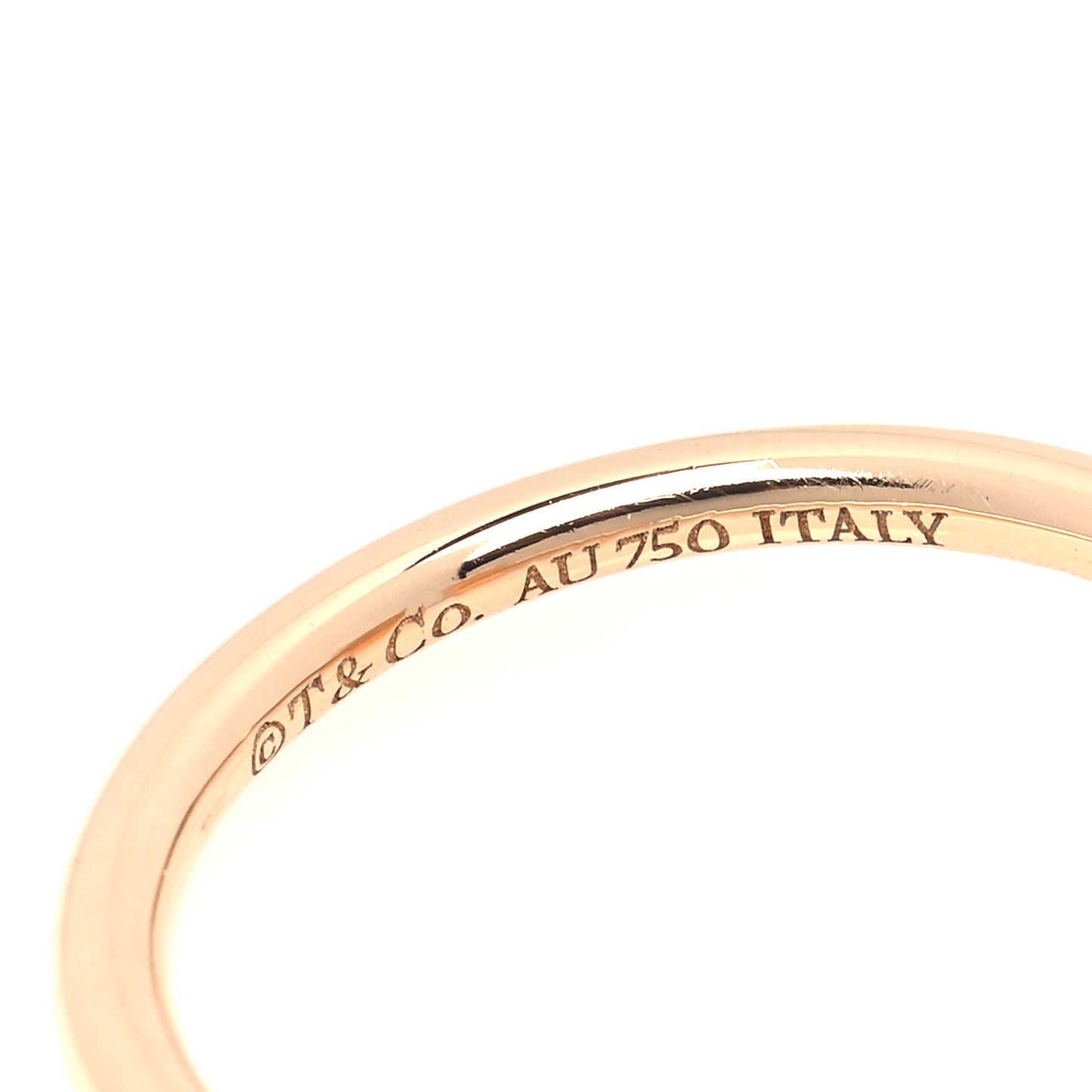 18K Rose Gold Diamond T Wire Ring 49 5