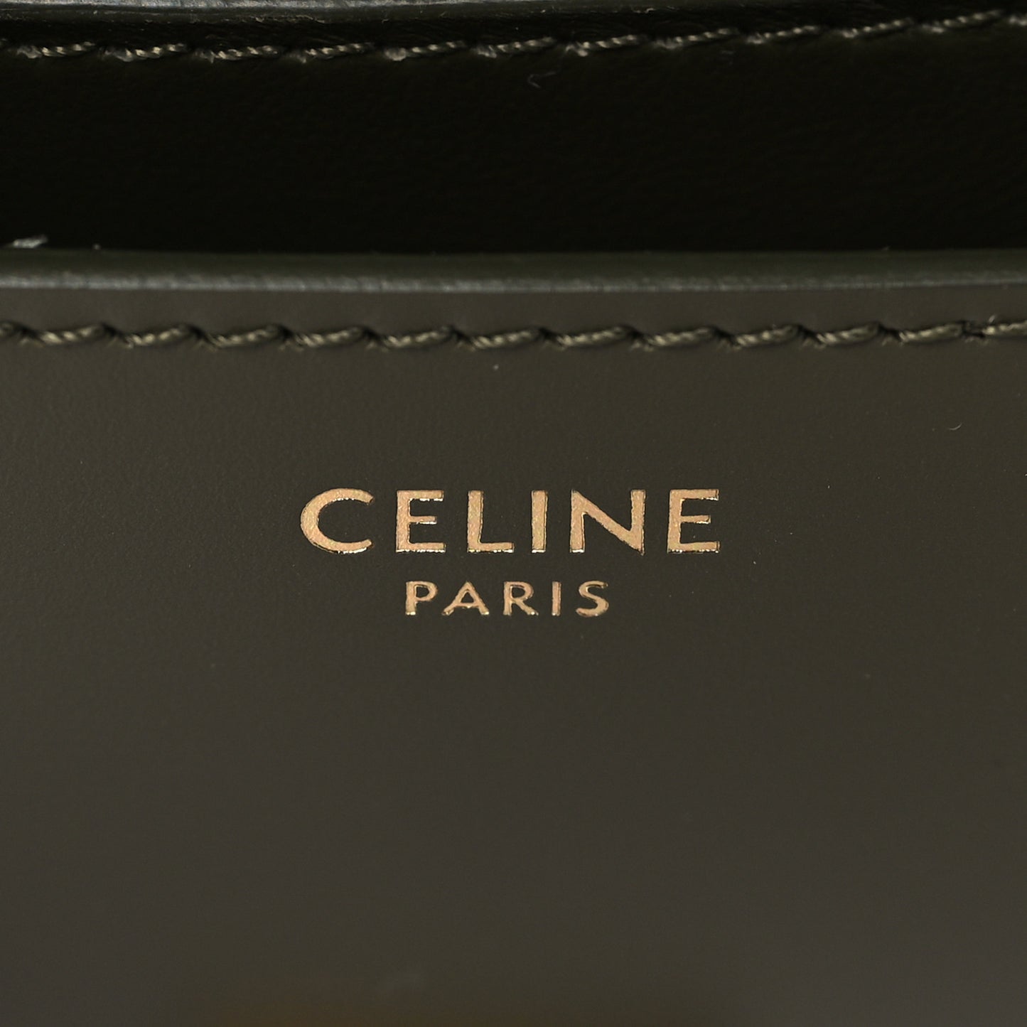 Box Calfskin Small Classic Box Flap Bag Dark Olive