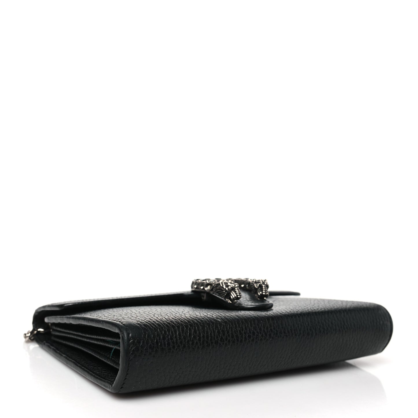 Calfskin Mini Dionysus Chain Wallet Black