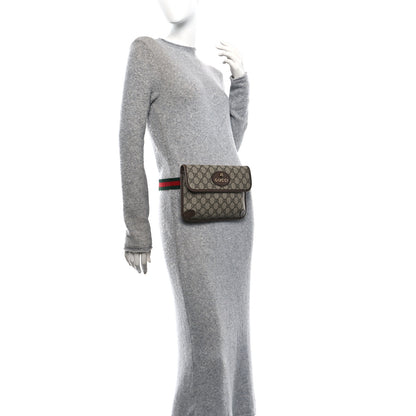 Gucci GG Supreme Monogram Neo Vintage Web Belt Bag Brown 2 of 11