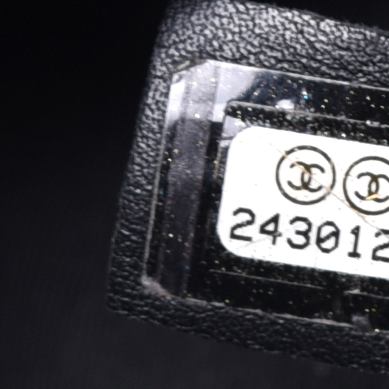 Calfskin Quilted Large Shopping Tote Black