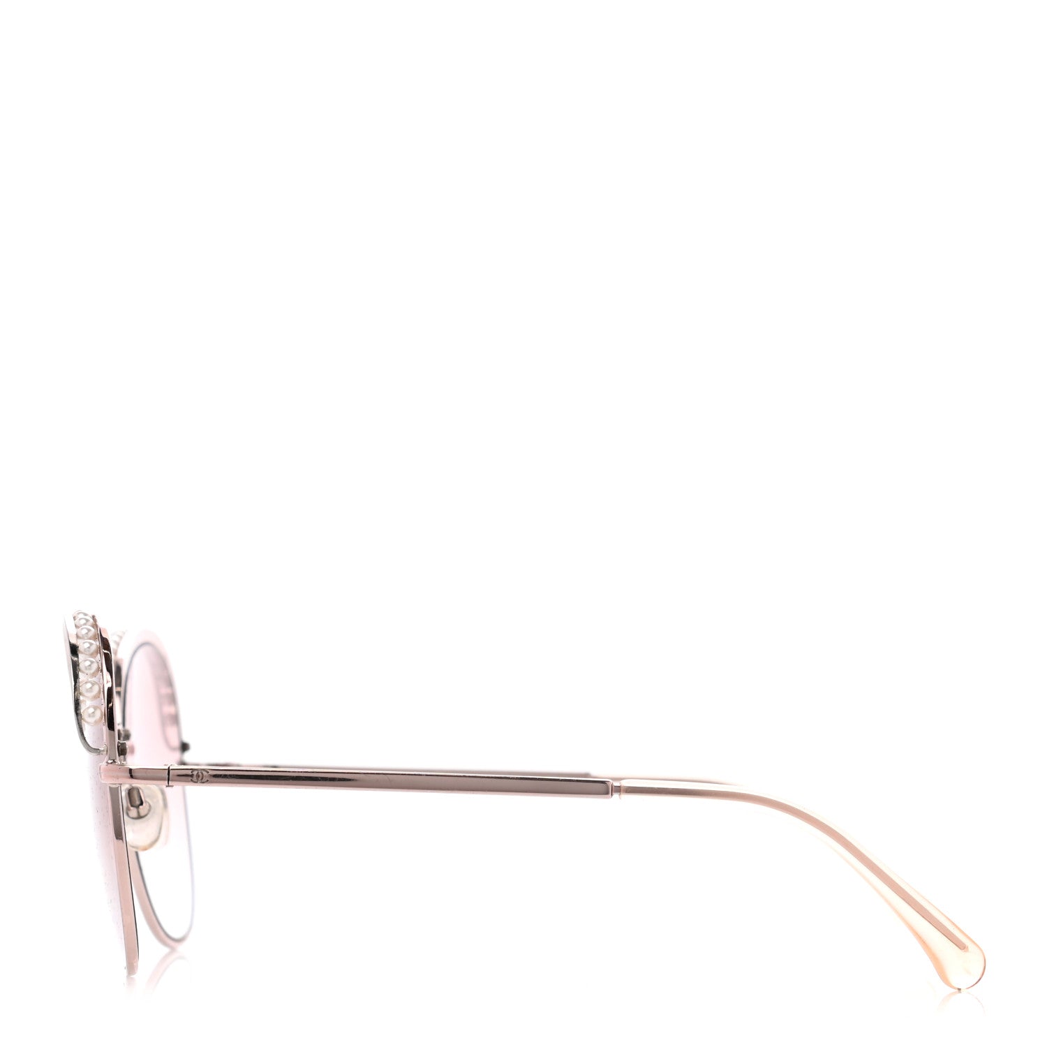 Chanel Pearl Sunglasses 4246-H Pink Gold 3 of 7