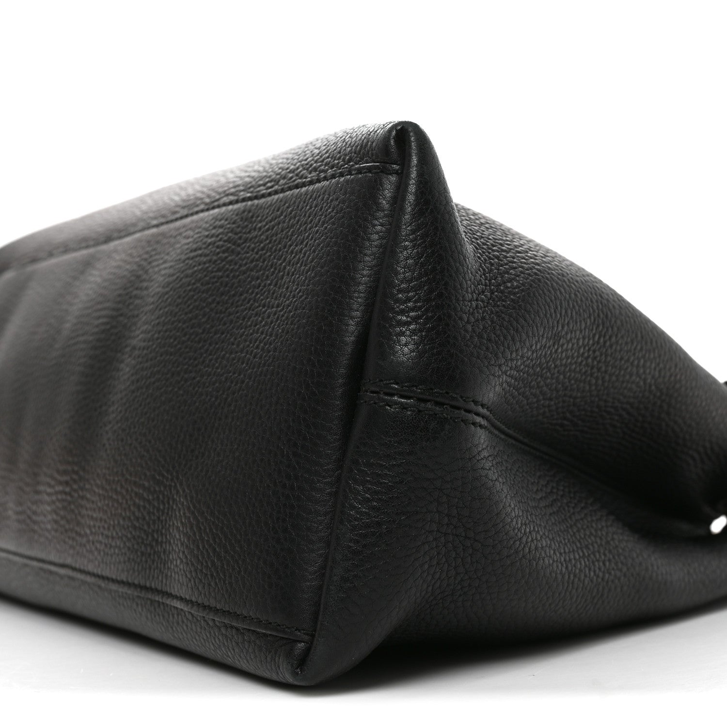 Gucci Pebbled Calfskin Studded Medium Soho Chain Shoulder Bag Black 10 of 10