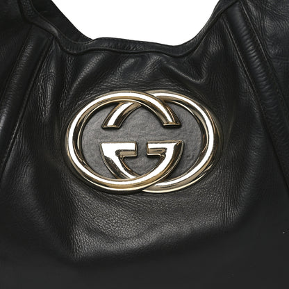 Gucci Calfskin Medium Britt Hobo Black 8 of 10
