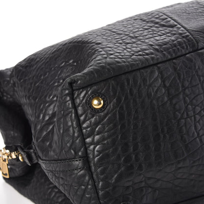 Saint Laurent Pebbled Lambskin Medium Easy Sac Black 8 of 13