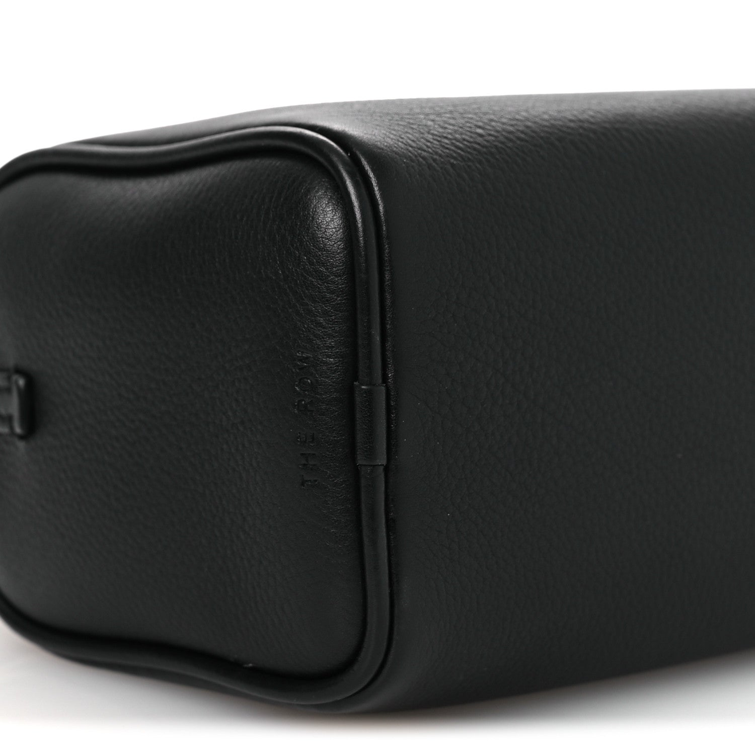 The Row Grained Calfskin 90's Bag Black 8 of 9