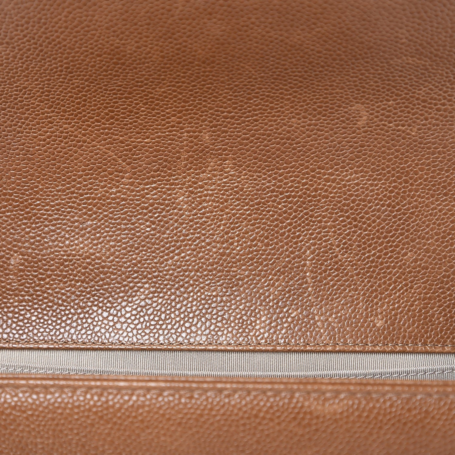 Chanel Caviar Quilted Medium Boy Flap Light Brown 9 of 14