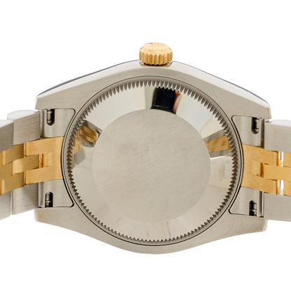 Rolex Stainless Steel 18K Yellow Gold Diamond 31mm Oyster Perpetual Datejust Watch Silver 178273 5 of 5
