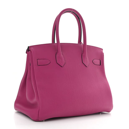Hermes Togo Birkin 30 Rose Pourpre 3 of 12
