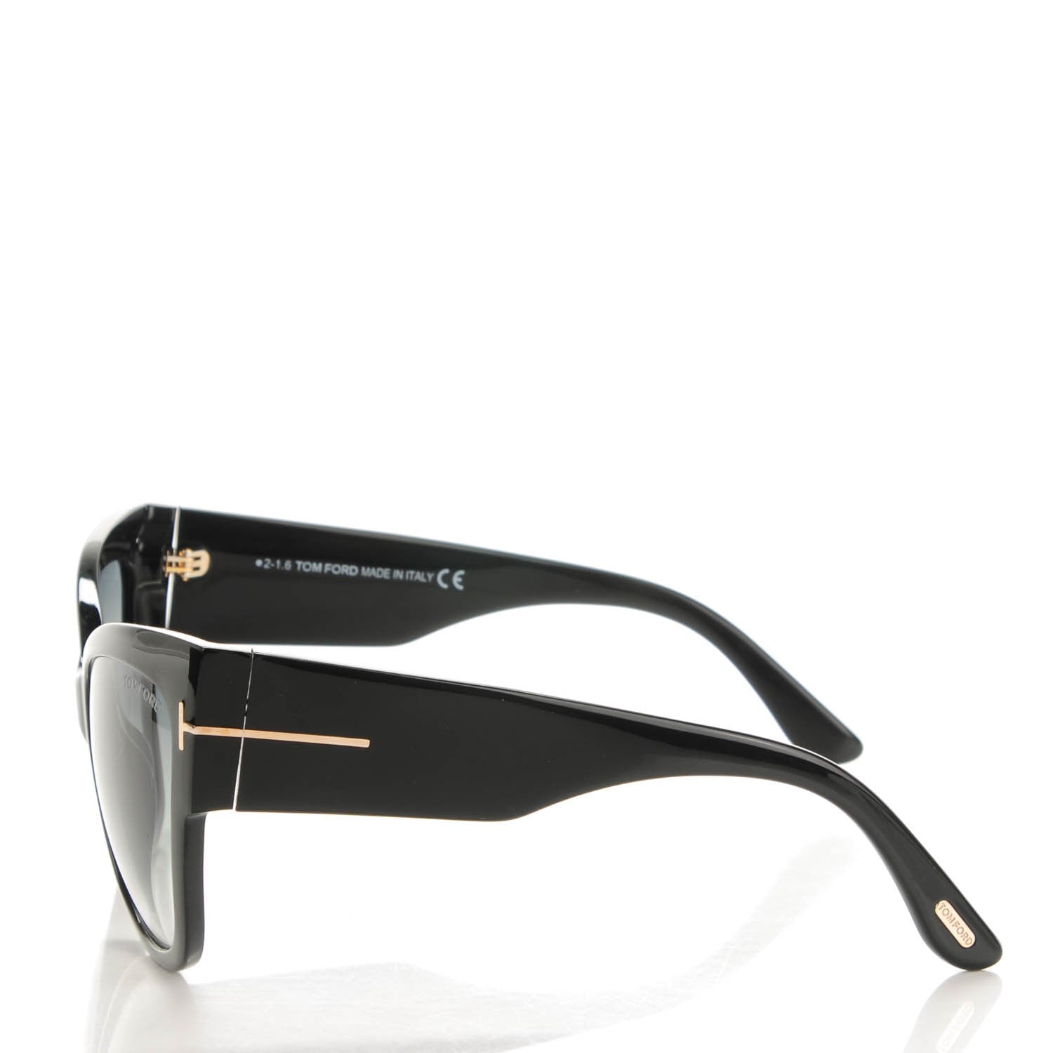Tom Ford Acetate Anoushka Cat Eye Sunglasses TF371 Black 2 of 6