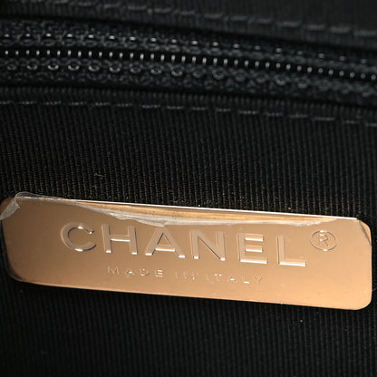 Chanel Calfskin Caviar Quilted Chain Handle Flap Black 6 of 10