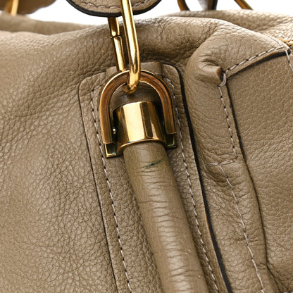 Chloe Calfskin Medium Paraty Barbour Khaki 15 of 20