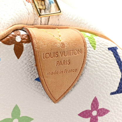 Louis Vuitton Monogram Multicolor Speedy 30 White 6 of 11