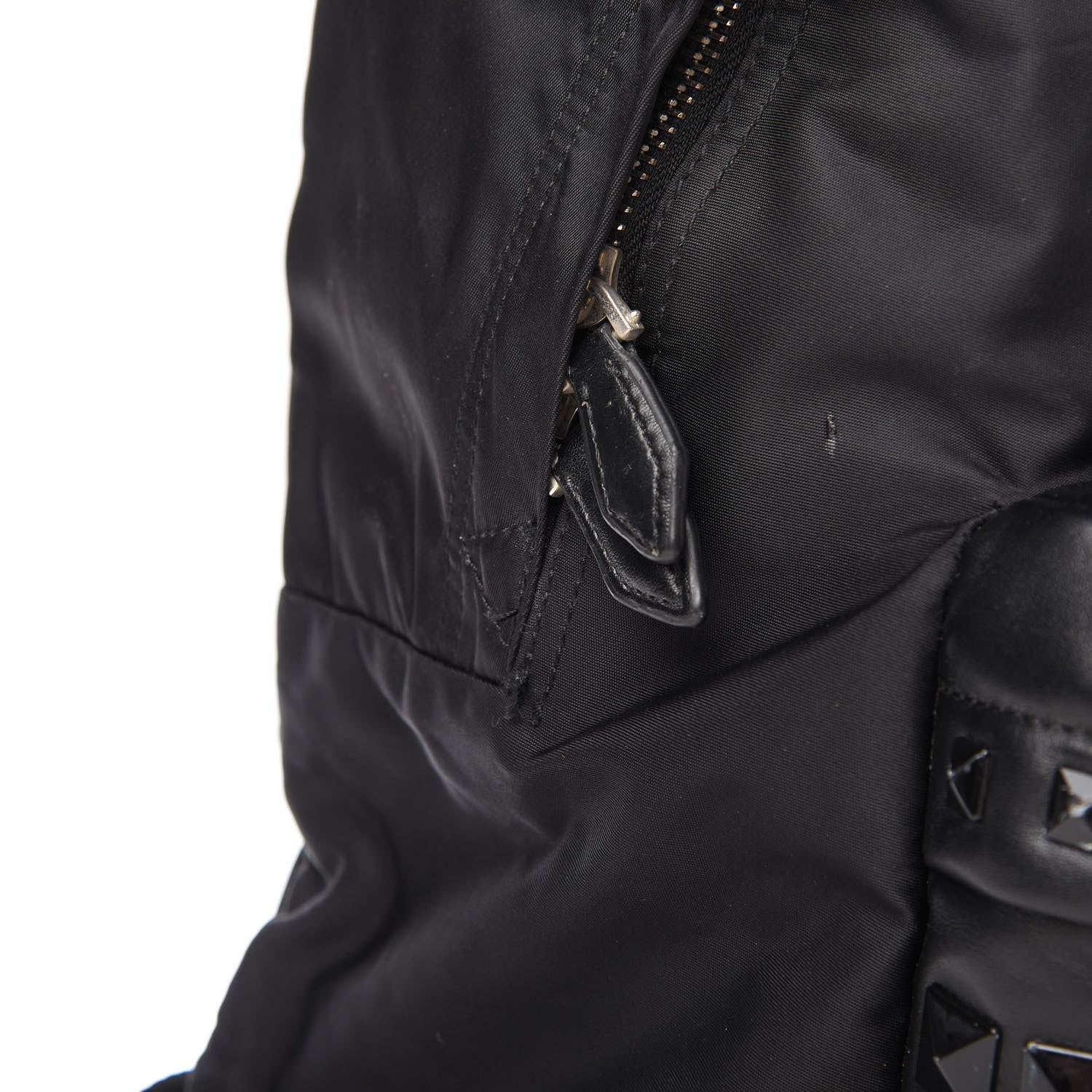Givenchy Nylon Calfskin Studded Backpack Black 10 of 10