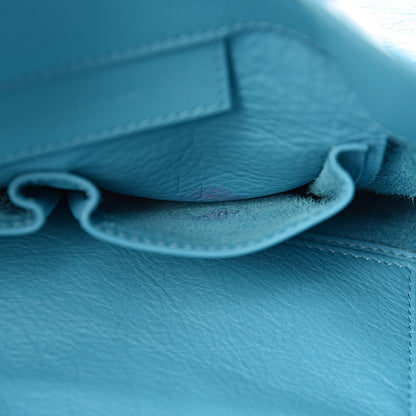 Balenciaga Supple Calfskin Papier A4 Tote Bleu Caraibes 9 of 21