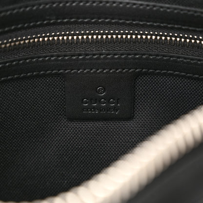 Gucci Soft GG Supreme Monogram Web Belt Bag Black Grey 6 of 15