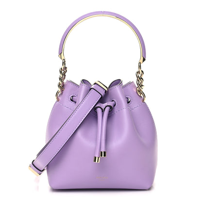Jimmy Choo Grainy Goatskin Bon Bon Bucket Bag Wisteria 1 of 11