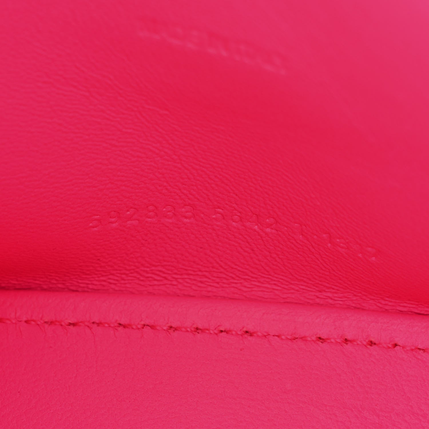 Balenciaga Shiny Box Calfskin Hourglass Top Handle Bag XS Hot Pink 8 of 13
