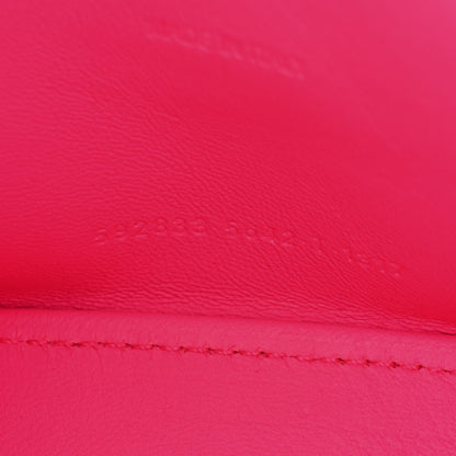Balenciaga Shiny Box Calfskin Hourglass Top Handle Bag XS Hot Pink 8 of 13