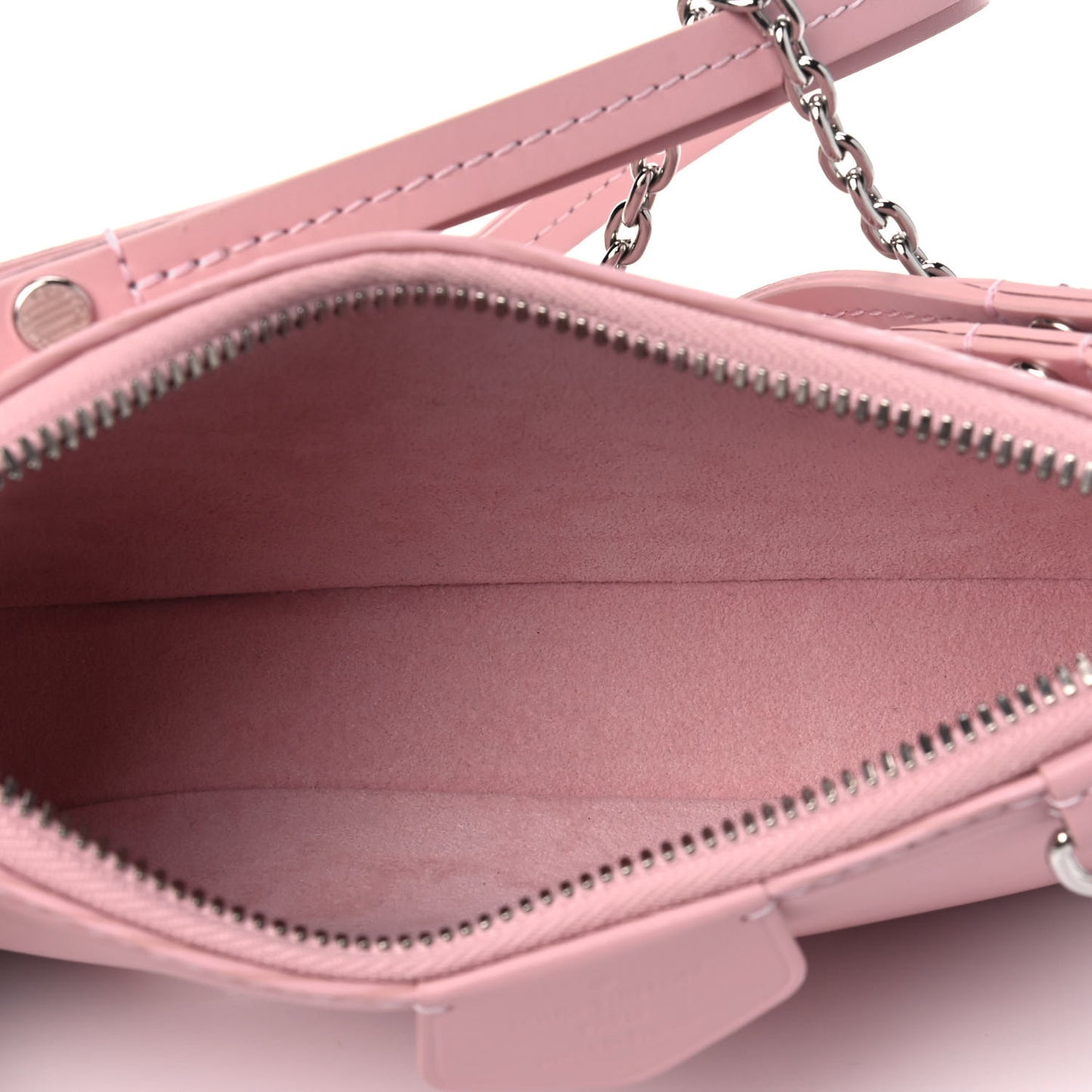 Epi Easy Pouch On Strap Rose Ballerine