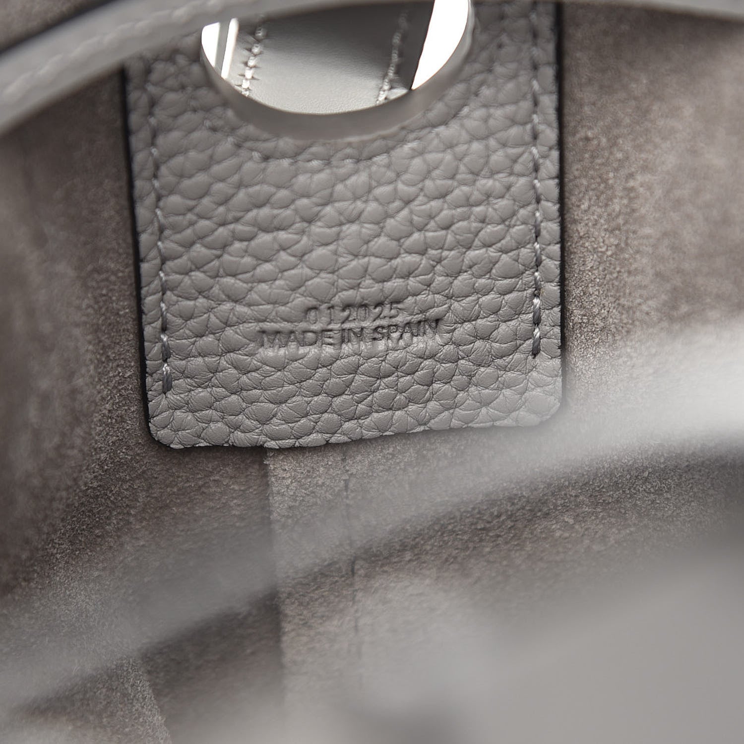 Loewe Calfskin Small Balloon Bucket Bag Smoke 7 of 9