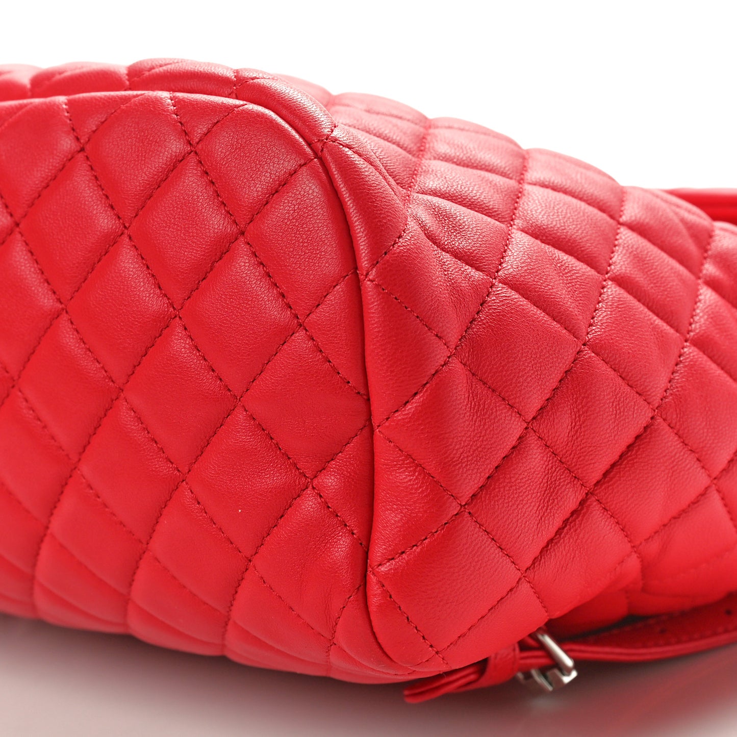Lambskin Quilted Large Urban Spirit Backpack Red